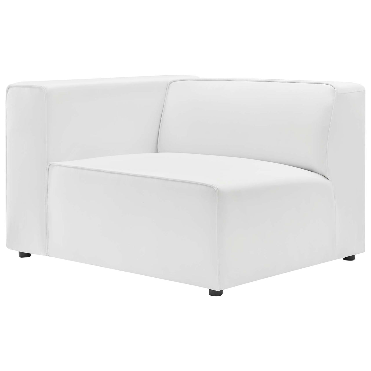 Coalesse 4-Piece Eco-Leather Sofa Sectional, White