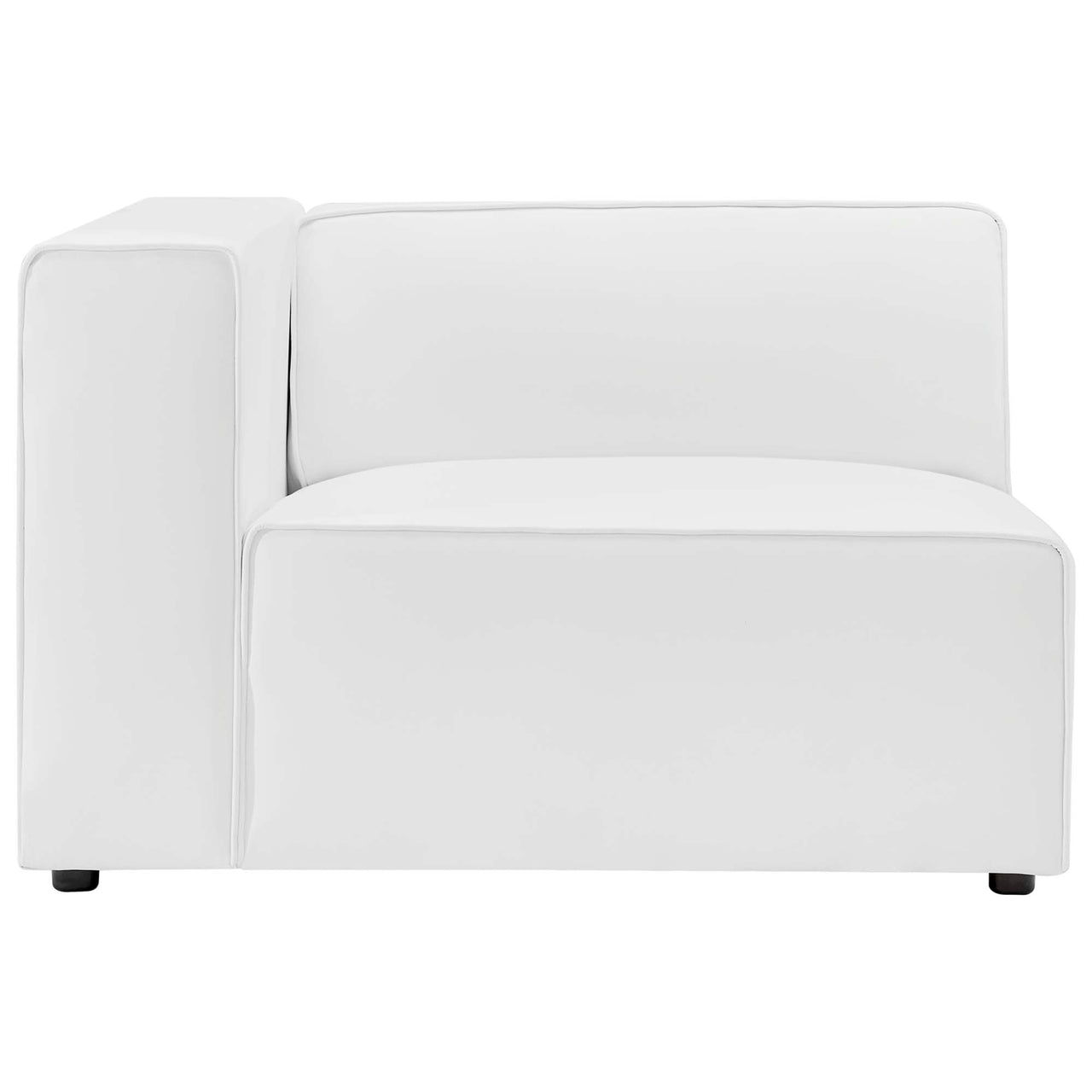 Coalesse 4-Piece Eco-Leather Sofa Sectional, White
