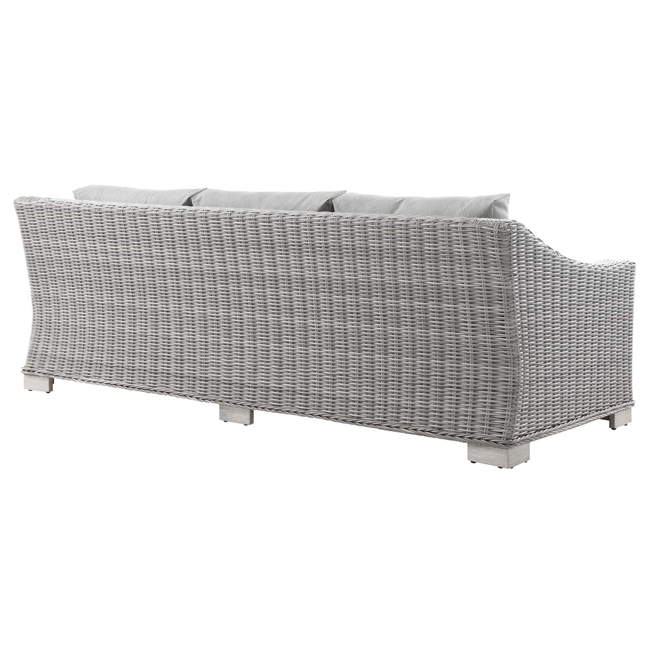 Corvara Alfresco Woven Sofa, Light Gray & Gray