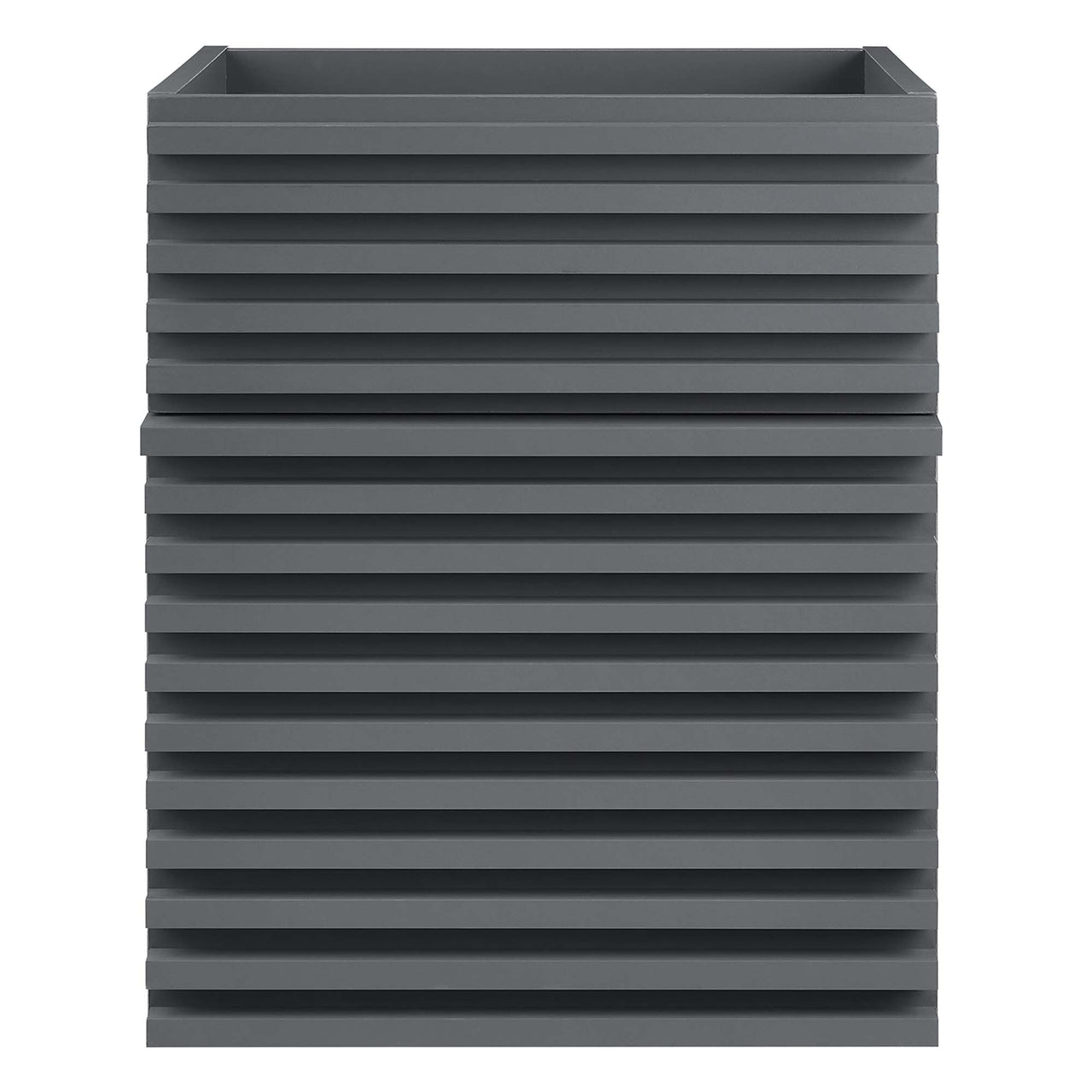 Ventra Floating Vanity Base with Storage, Extra Small, Gray