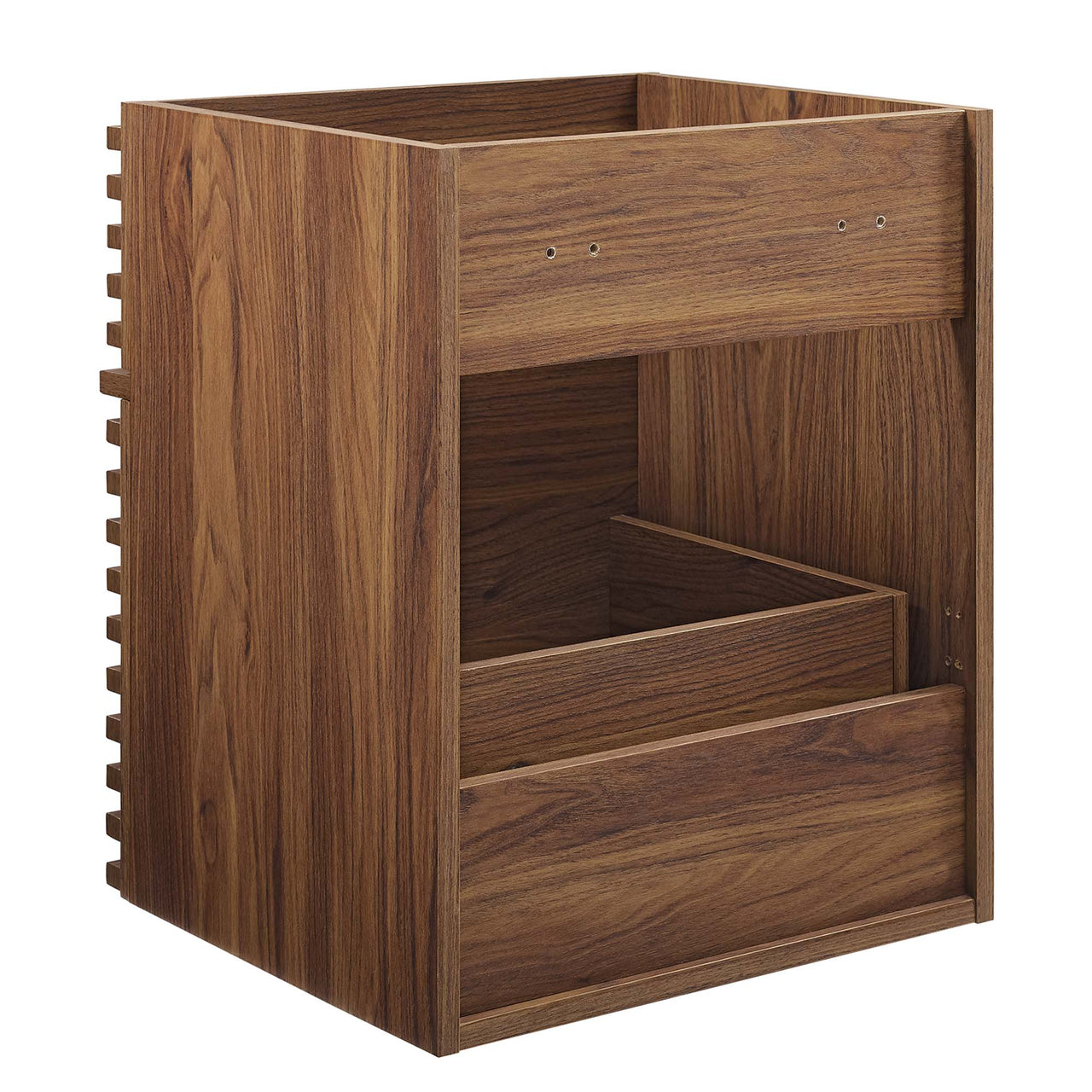 Ventra Floating Vanity Base with Storage, Extra Small, Walnut
