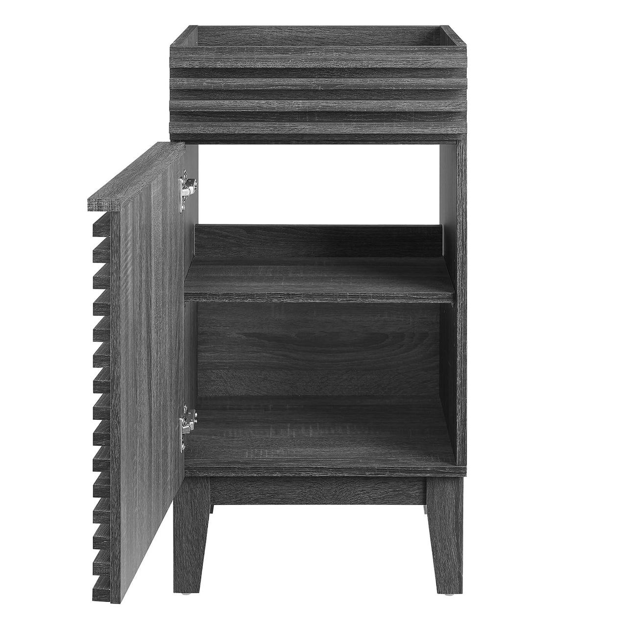Ventra Vanity Base with Storage, Extra Small, Charcoal