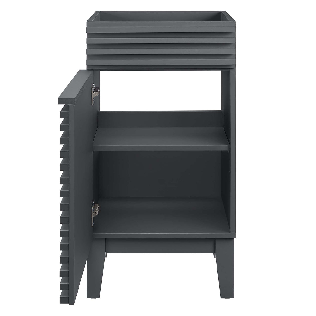 Ventra Vanity Base with Storage, Extra Small, Gray