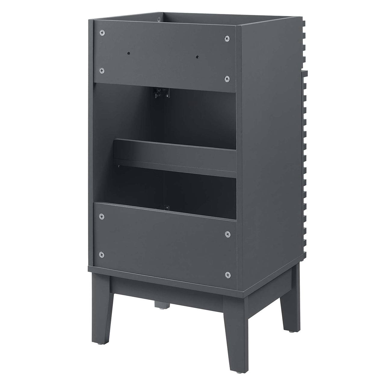 Ventra Vanity Base with Storage, Extra Small, Gray