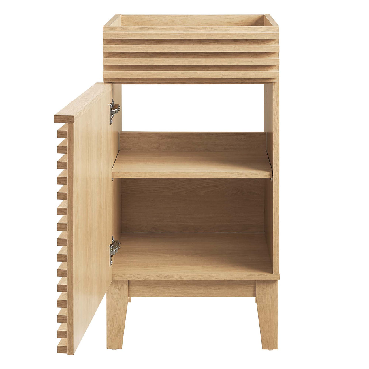 Ventra Vanity Base with Storage, Extra Small, Oak