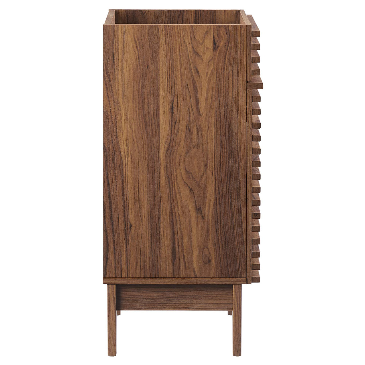 Ventra Vanity Base with Storage, Extra Small, Walnut