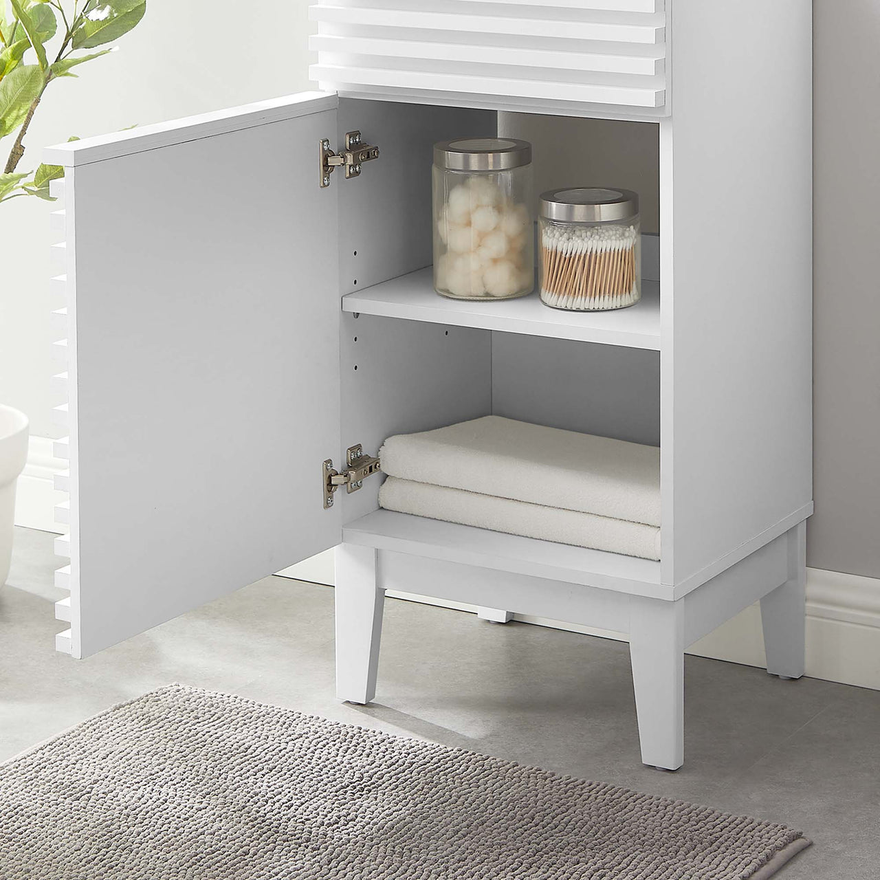 Ventra Vanity Base with Storage, Extra Small, White