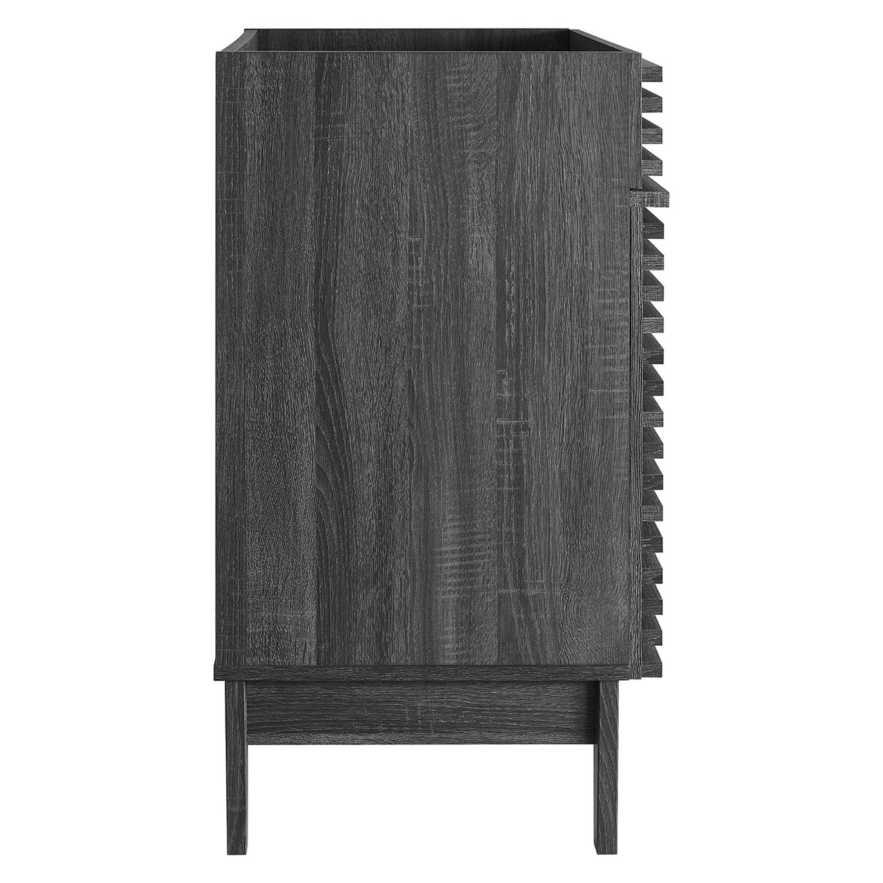 Ventra Vanity Base with Storage, Medium, Charcoal