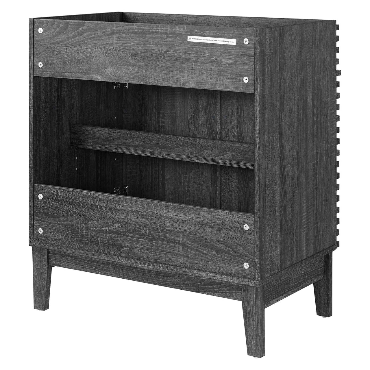 Ventra Vanity Base with Storage, Medium, Charcoal