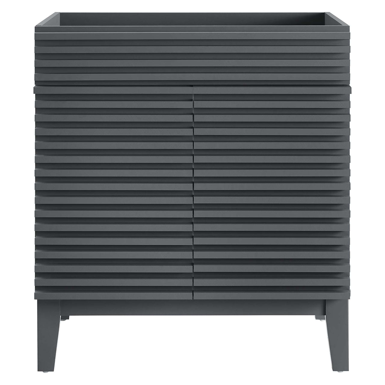 Ventra Vanity Base with Storage, Medium, Gray