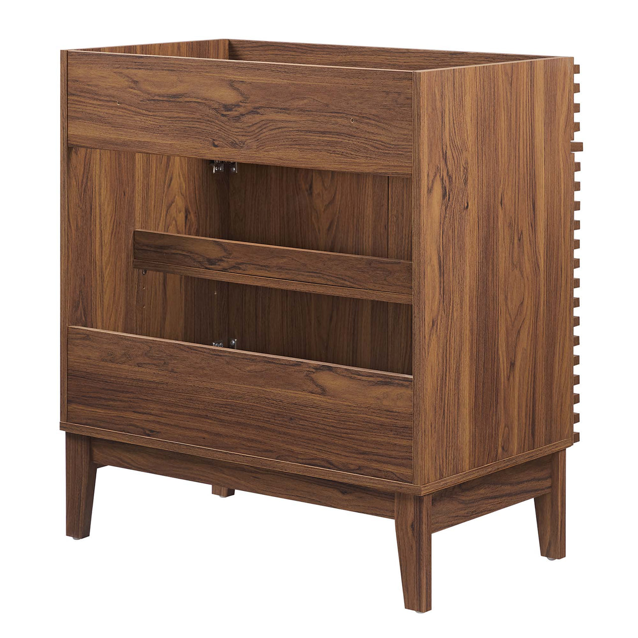 Ventra Vanity Base with Storage, Medium, Walnut