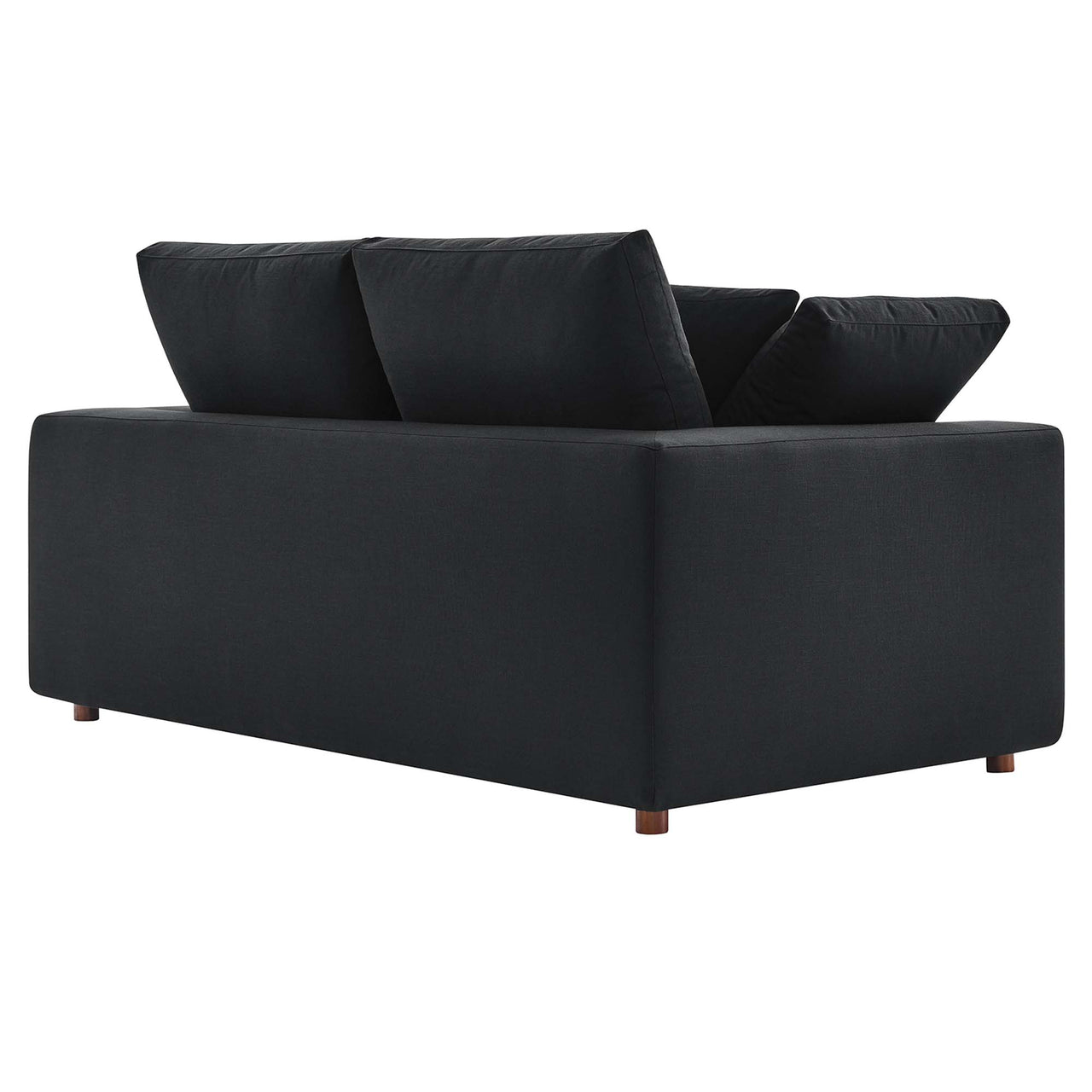 Angelic Cloudblend Loveseat, Black