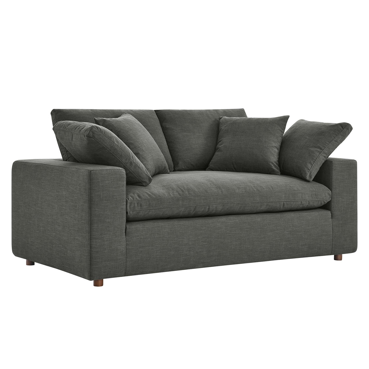 Angelic Cloudblend Loveseat, Gray