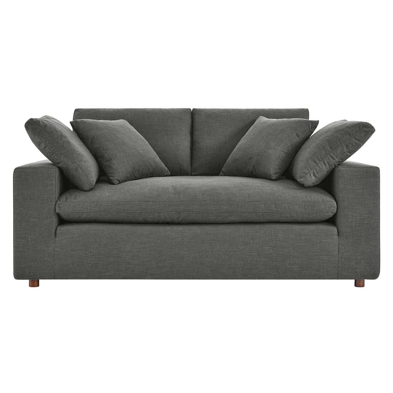 Angelic Cloudblend Loveseat, Gray