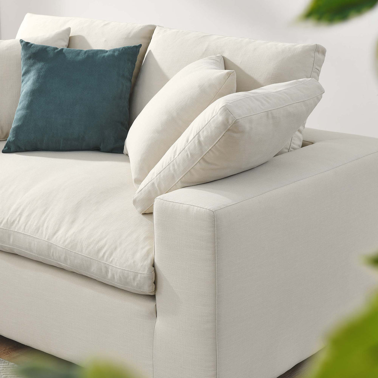 Angelic Cloudblend Loveseat, Light Beige