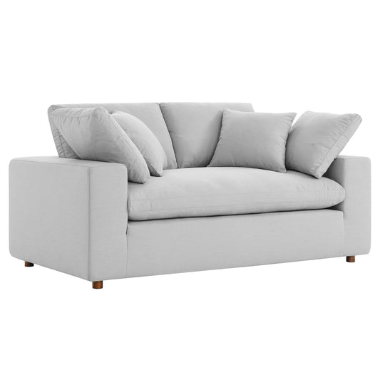 Angelic Cloudblend Loveseat, Light Gray