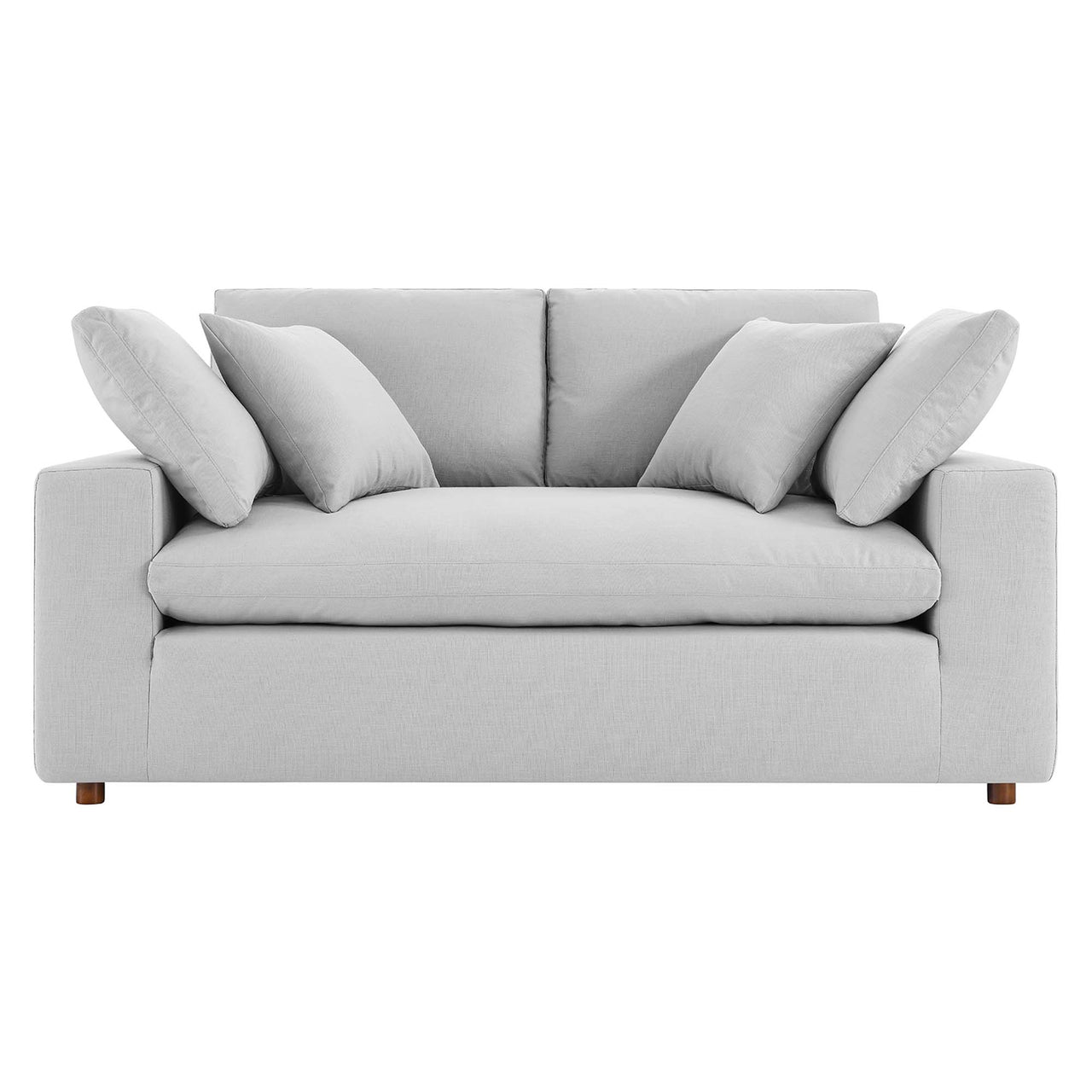 Angelic Cloudblend Loveseat, Light Gray