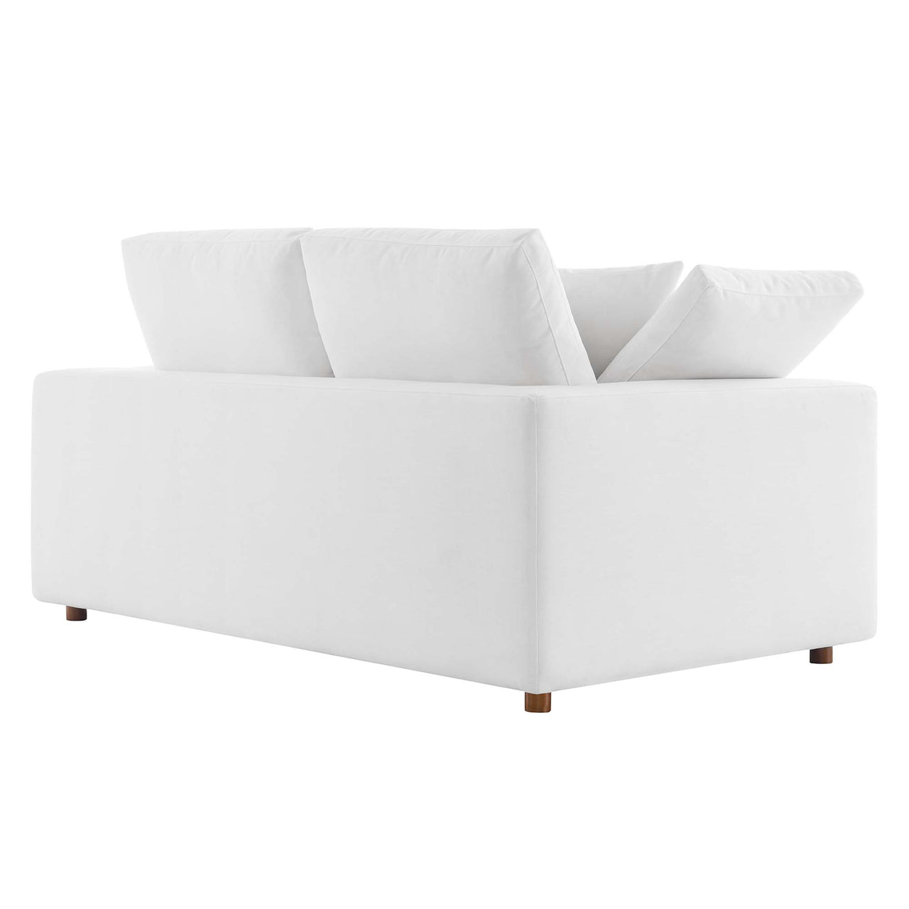 Angelic Cloudblend Loveseat, Pure White