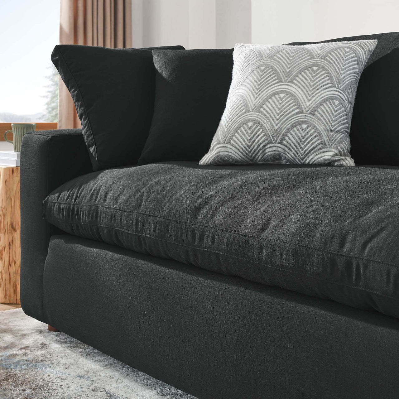 Angelic Cloudblend Sofa, Black