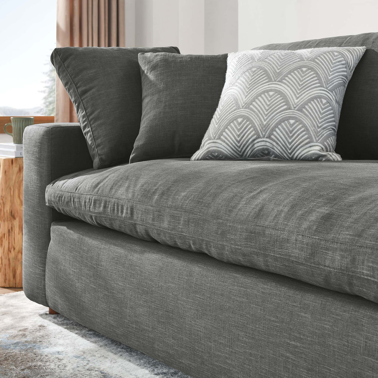 Angelic Cloudblend Sofa, Gray