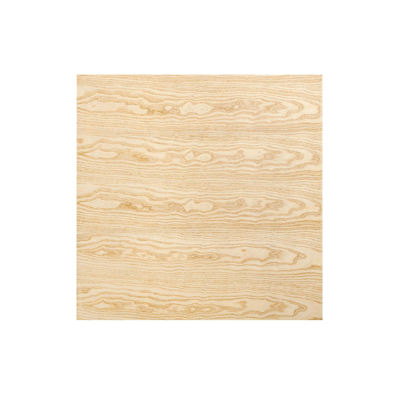 Ensemble Square Dining Table, Small, Black & Natural Wood