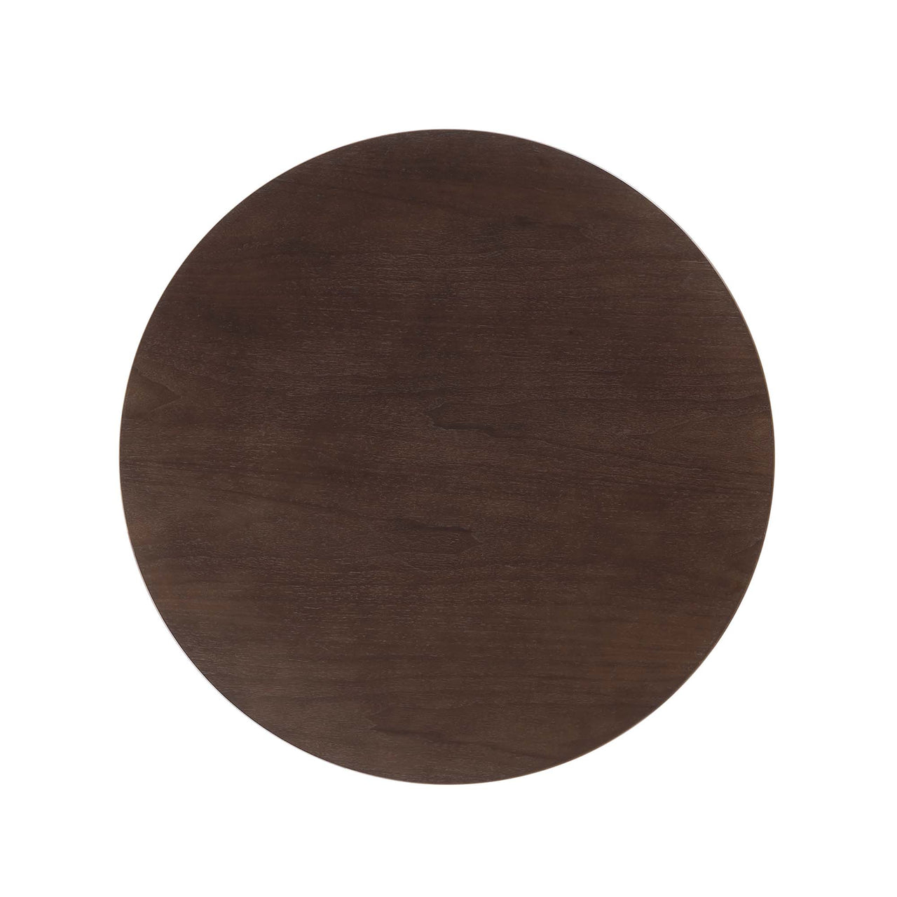 Ensemble Round Dining Table, Medium, Black & Cherry Walnut