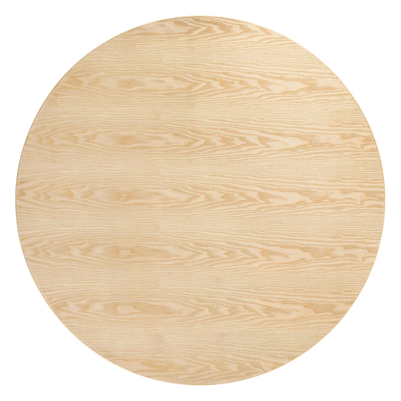 Ensemble Round Dining Table, Large, Black & Natural Wood