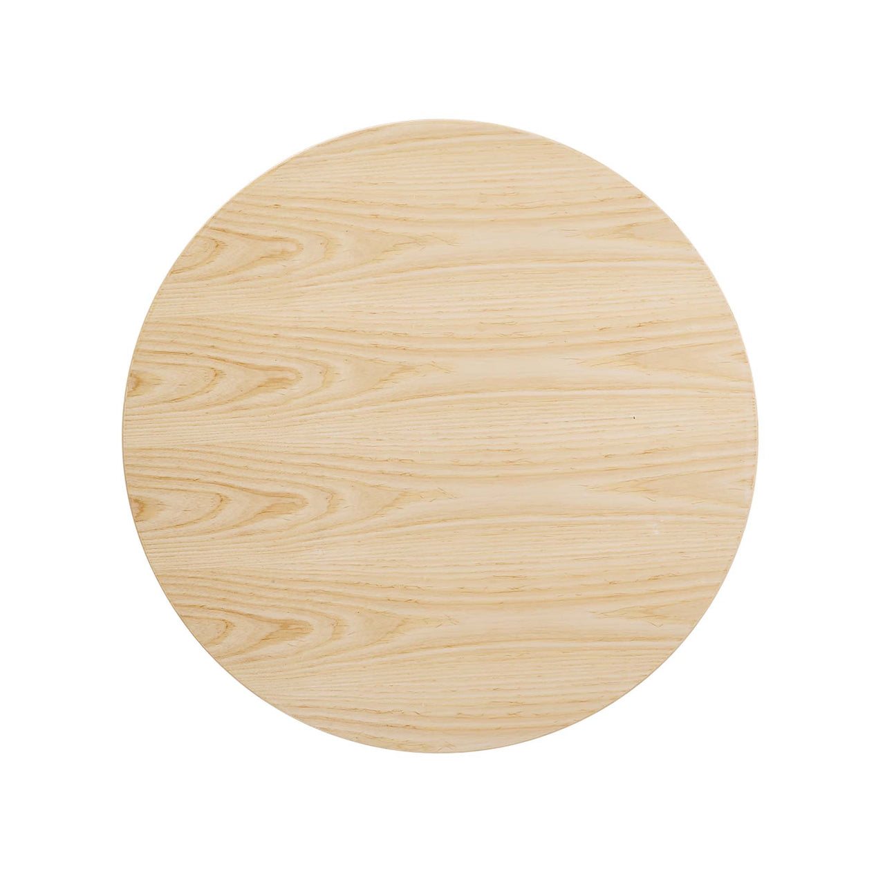 Ensemble Round Coffee Table, Medium, Black & Natural Wood