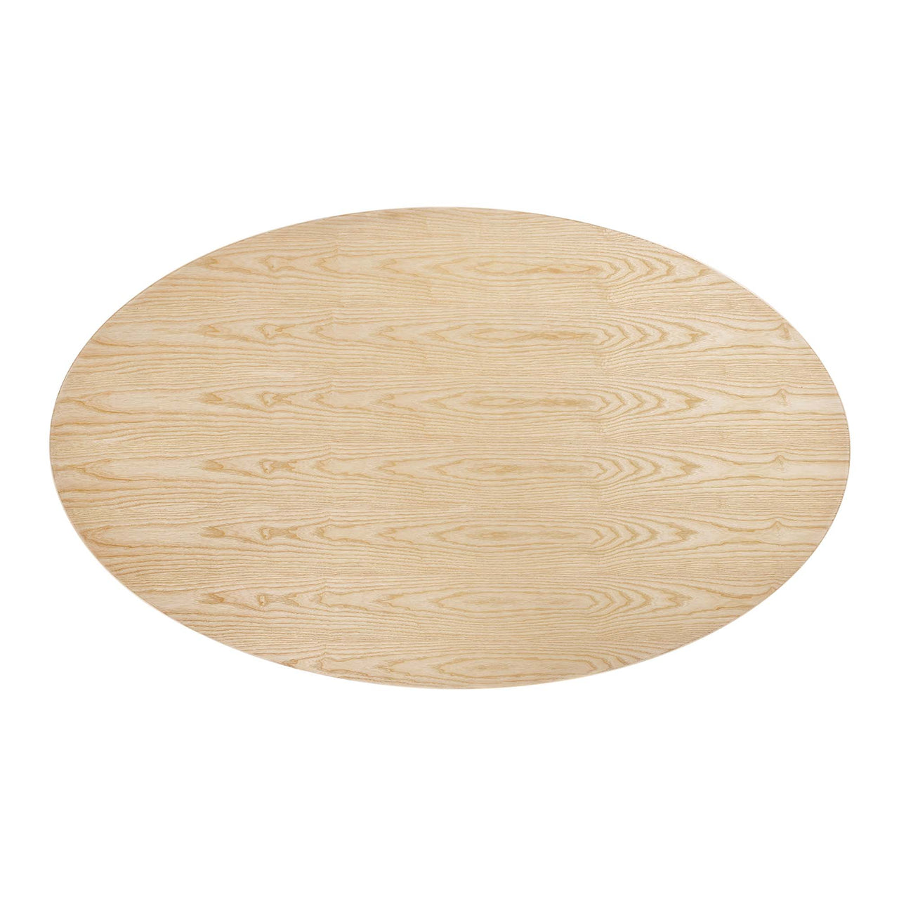 Ensemble Oval Dining Table, Extra Large, Black & Natural Wood