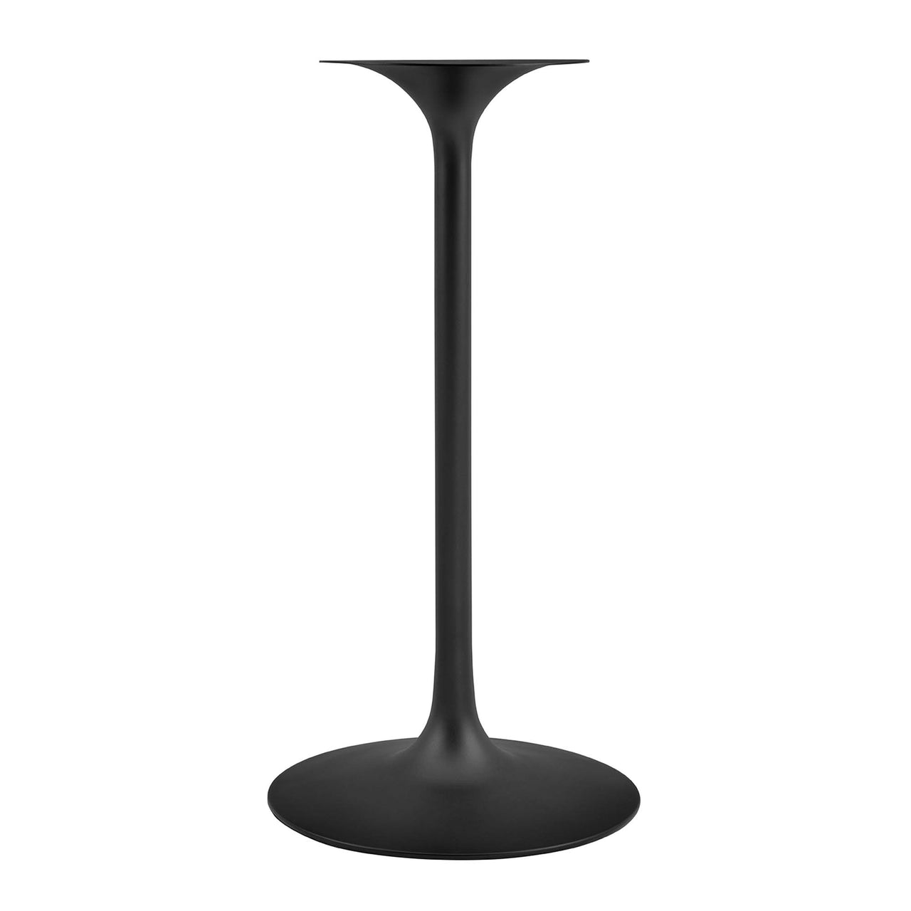 Ensemble Round Bar Table, Black & Cherry Walnut