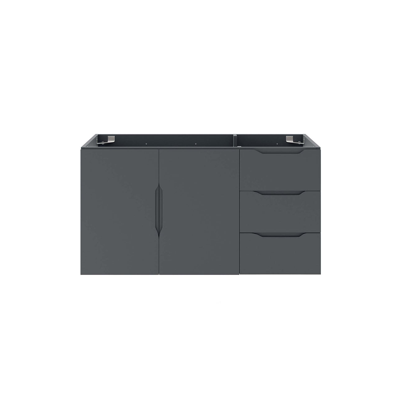 Verin Vanity Base with Storage, Large, Gray