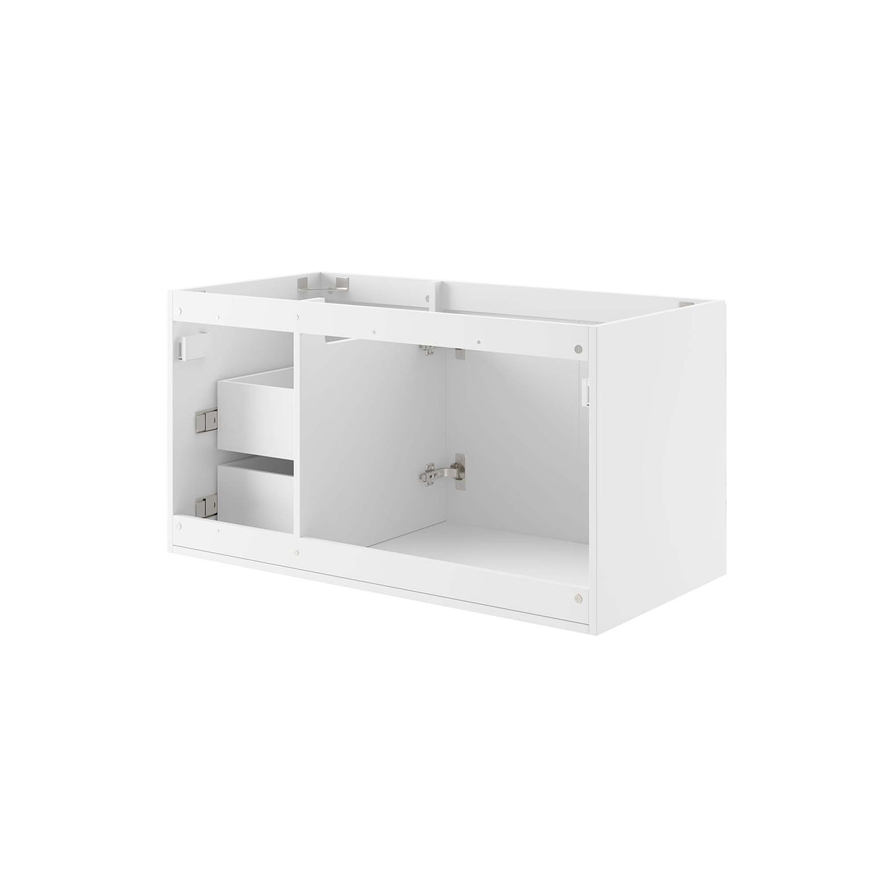Verin Vanity Base with Storage, Large, White