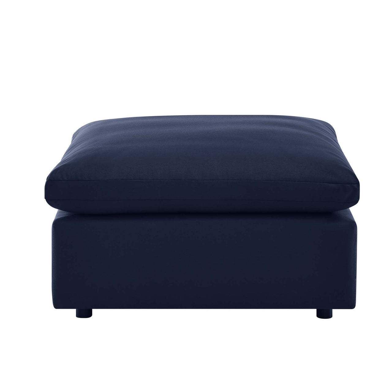 Angelic Alfresco Ottoman | Outdoor Modular Sectional Component, Navy