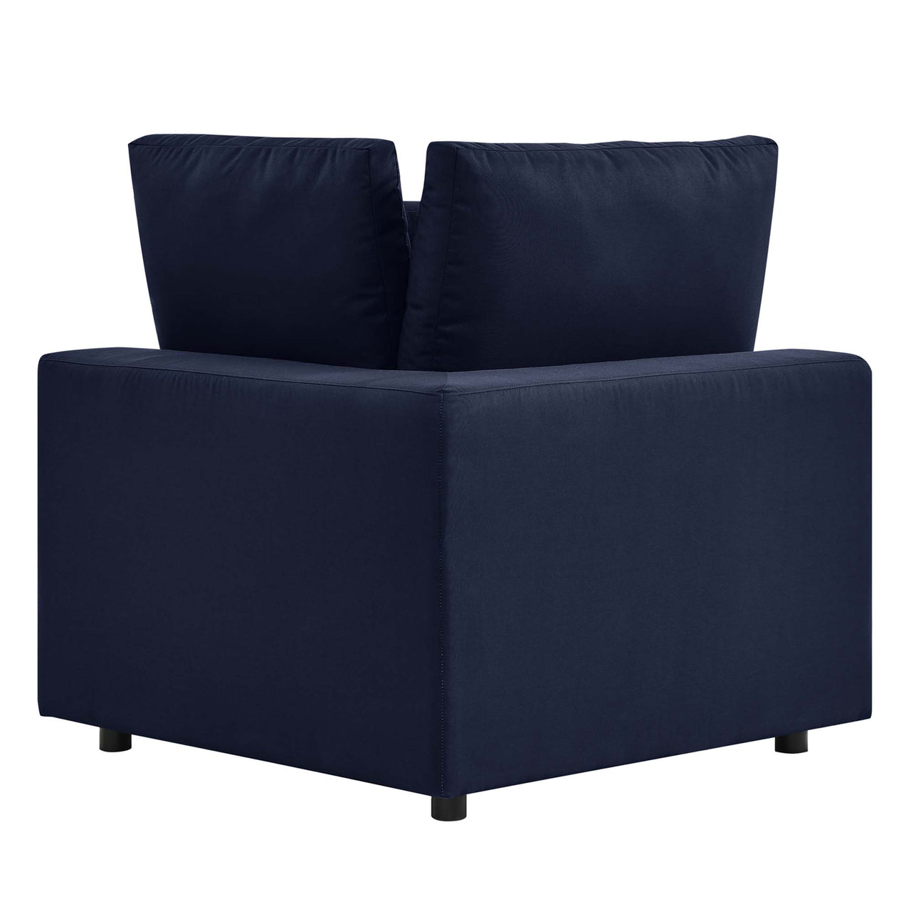 Angelic Alfresco Corner Chair | Outdoor Modular Sectional Component, Navy