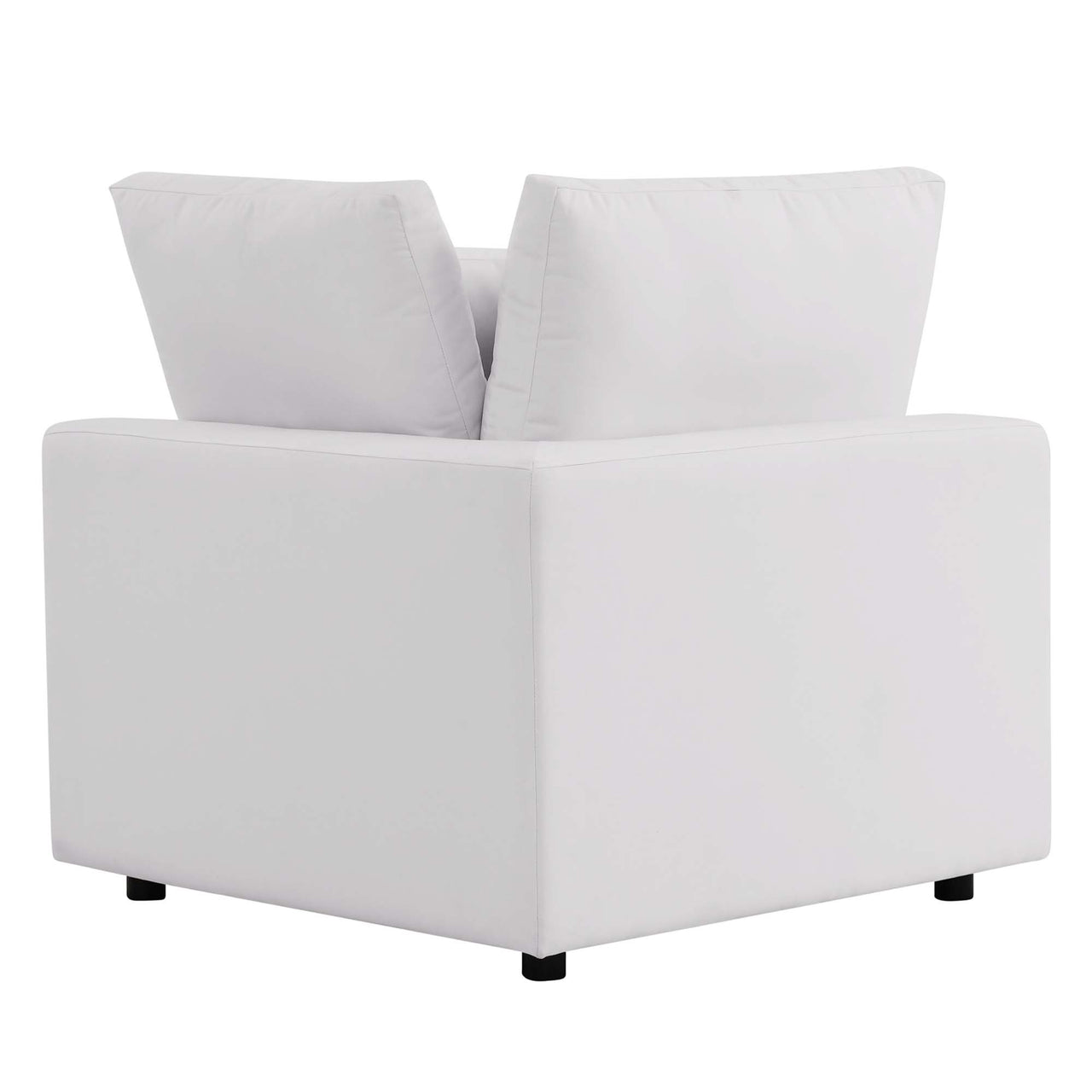 Angelic Alfresco Corner Chair | Outdoor Modular Sectional Component, White