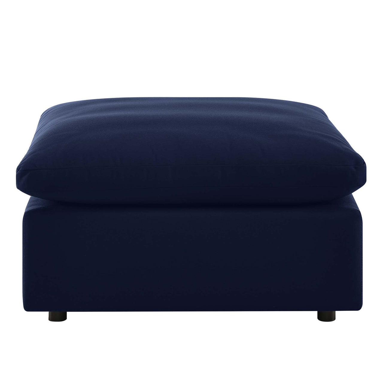 Angelic Sunbrella® Alfresco Ottoman | Outdoor Modular Sectional Component, Navy