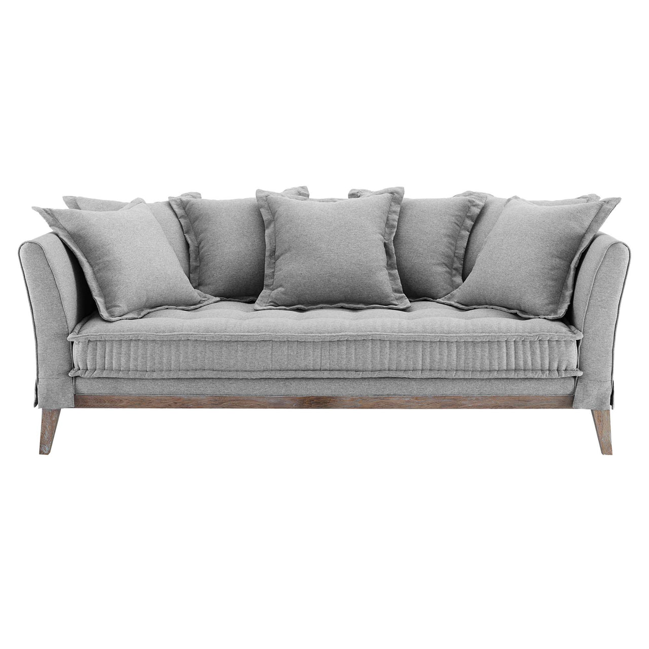 Reese Fabric Sofa, Light Gray