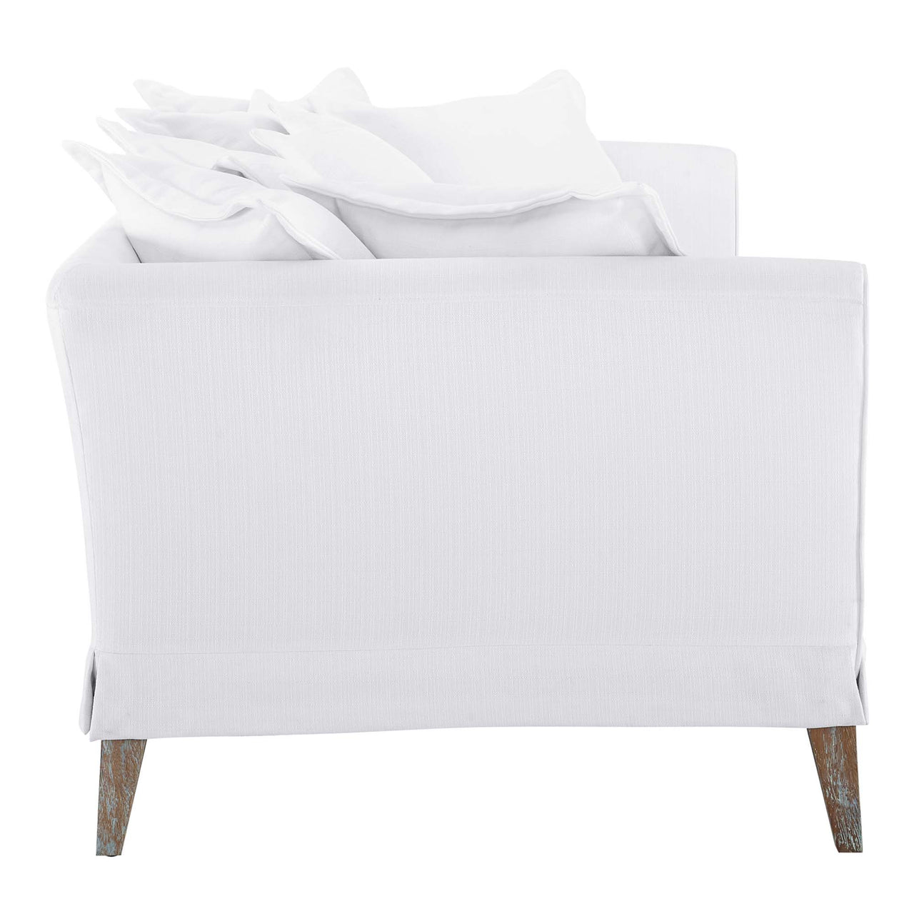 Reese Fabric Sofa, White