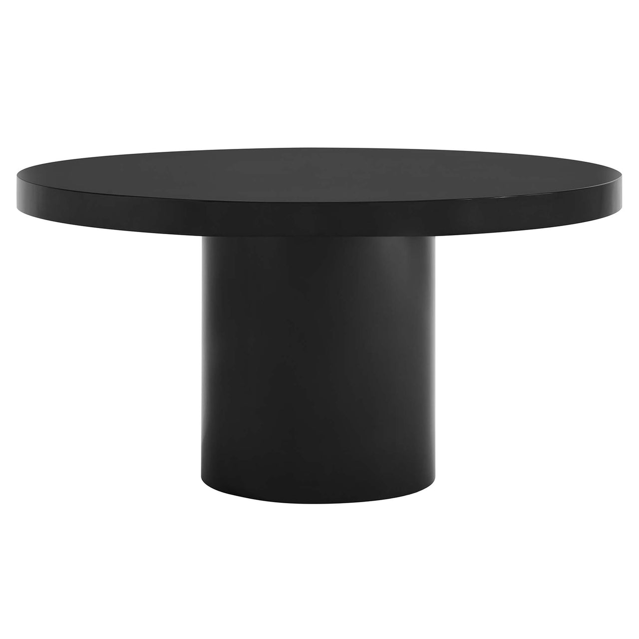 Orrin Round Dining Table, Black