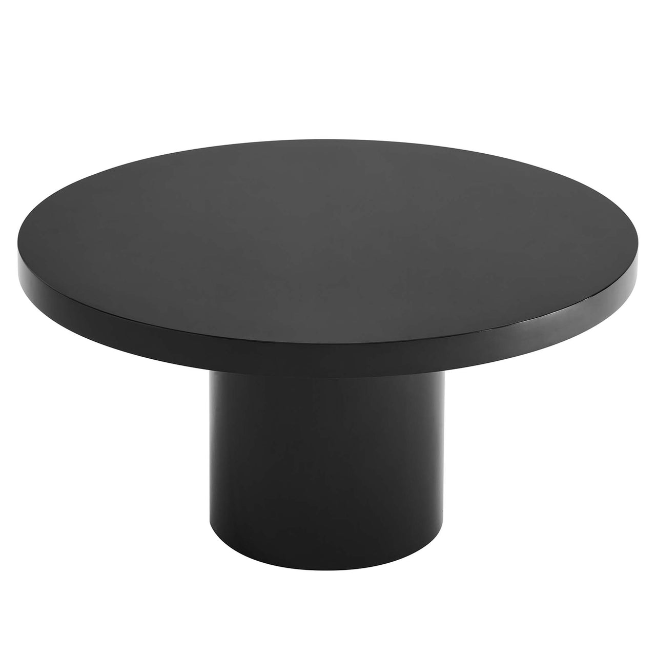 Orrin Round Dining Table, Black