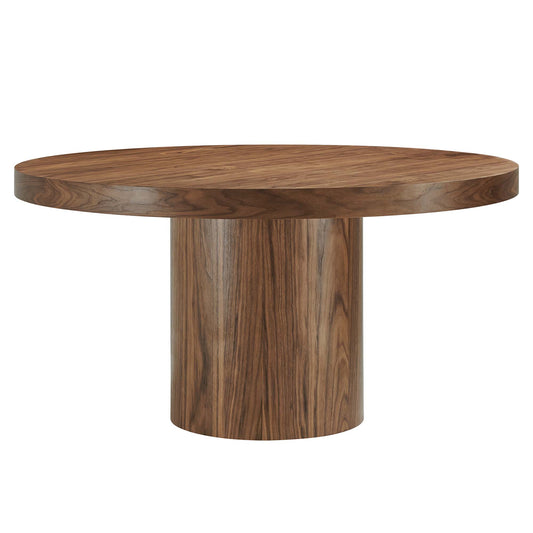 Orrin Round Dining Table, Walnut