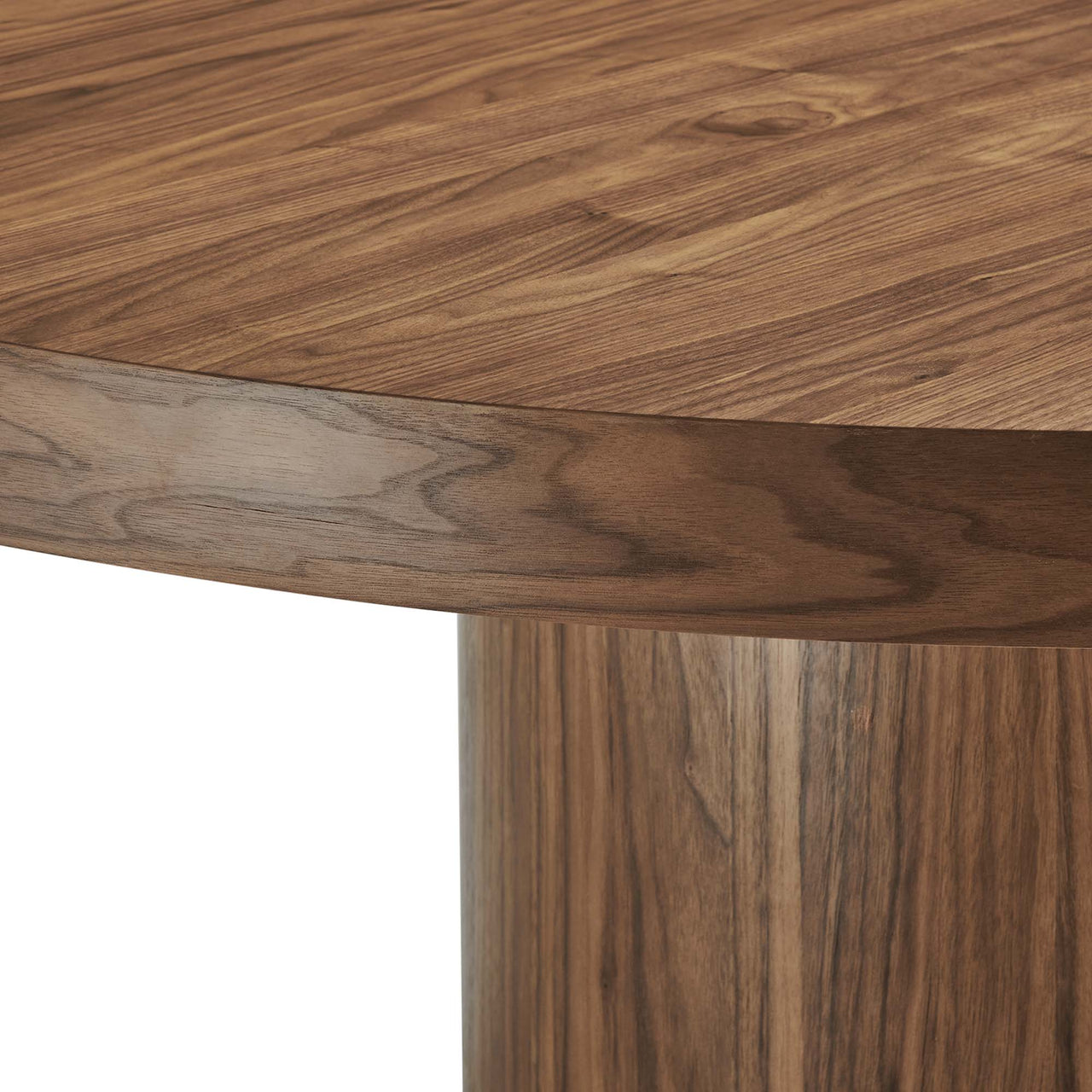 Orrin Round Dining Table, Walnut