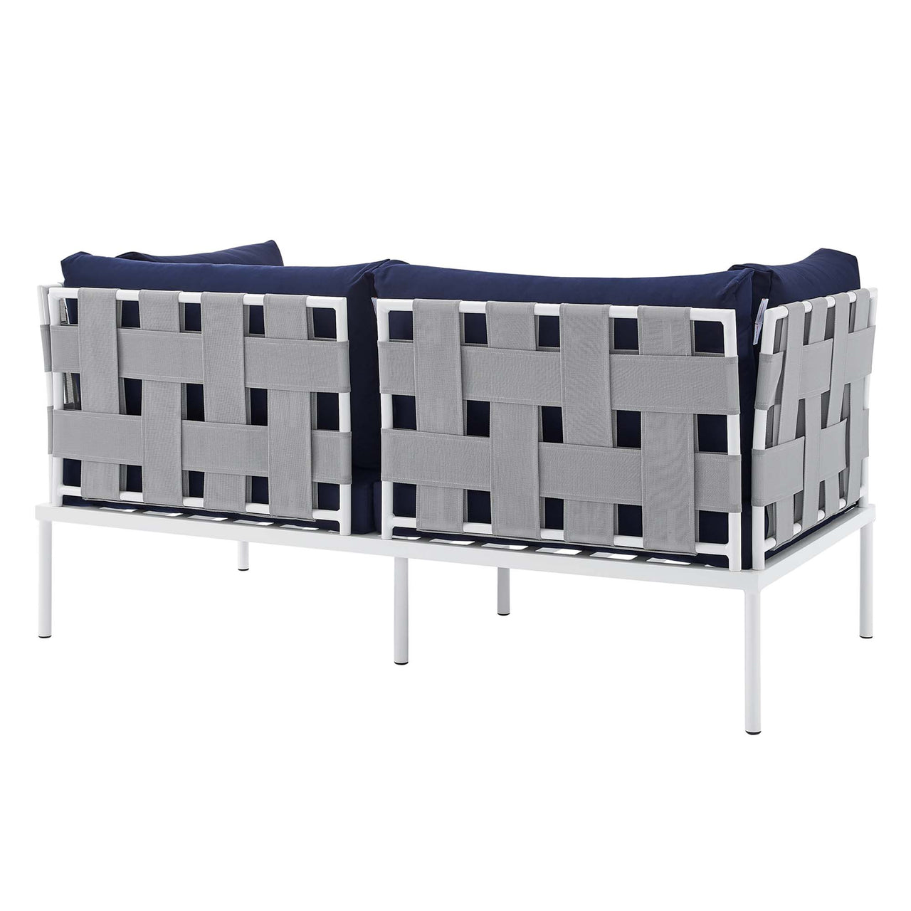 Harmonize 5-Piece Sunbrella® Alfresco Furniture Set, Gray & Navy