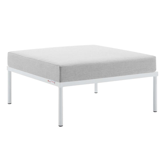 Harmonize Sunbrella® Alfresco Ottoman | Outdoor Modular Sectional Component, Gray