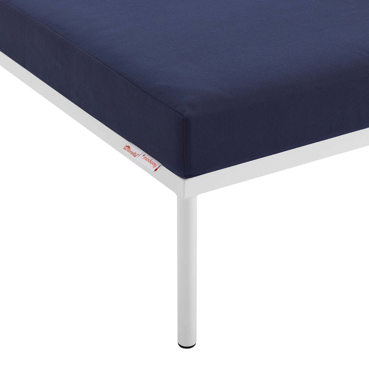 Harmonize Sunbrella® Alfresco Ottoman | Outdoor Modular Sectional Component, Navy