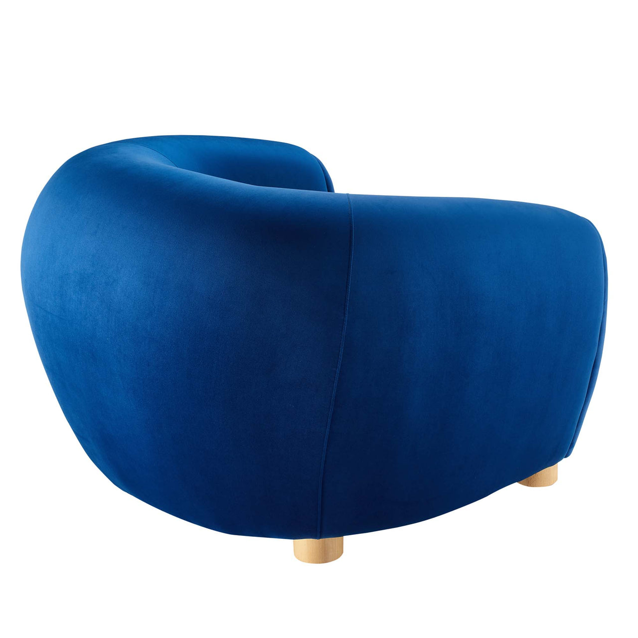 Zephyra Velvet Armchair, Navy