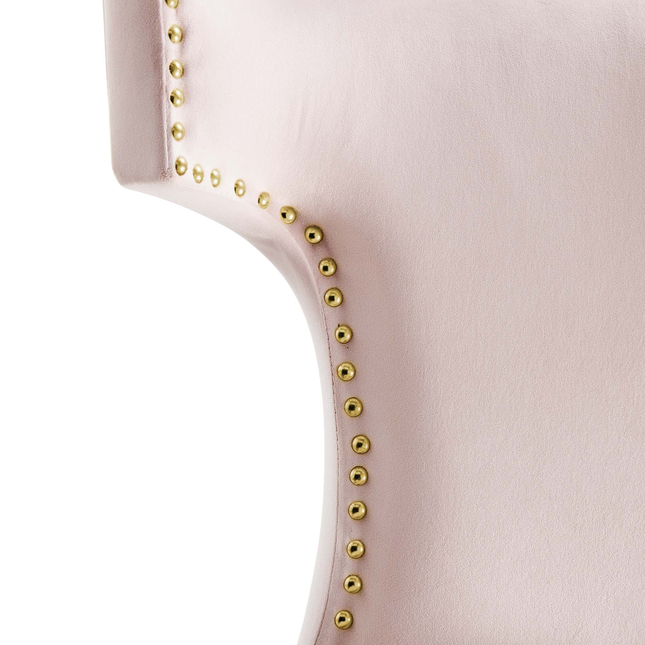 Vela Velvet Dining Chair Set of 2, Pink