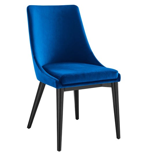 Viremont Velvet Dining Chair, Navy