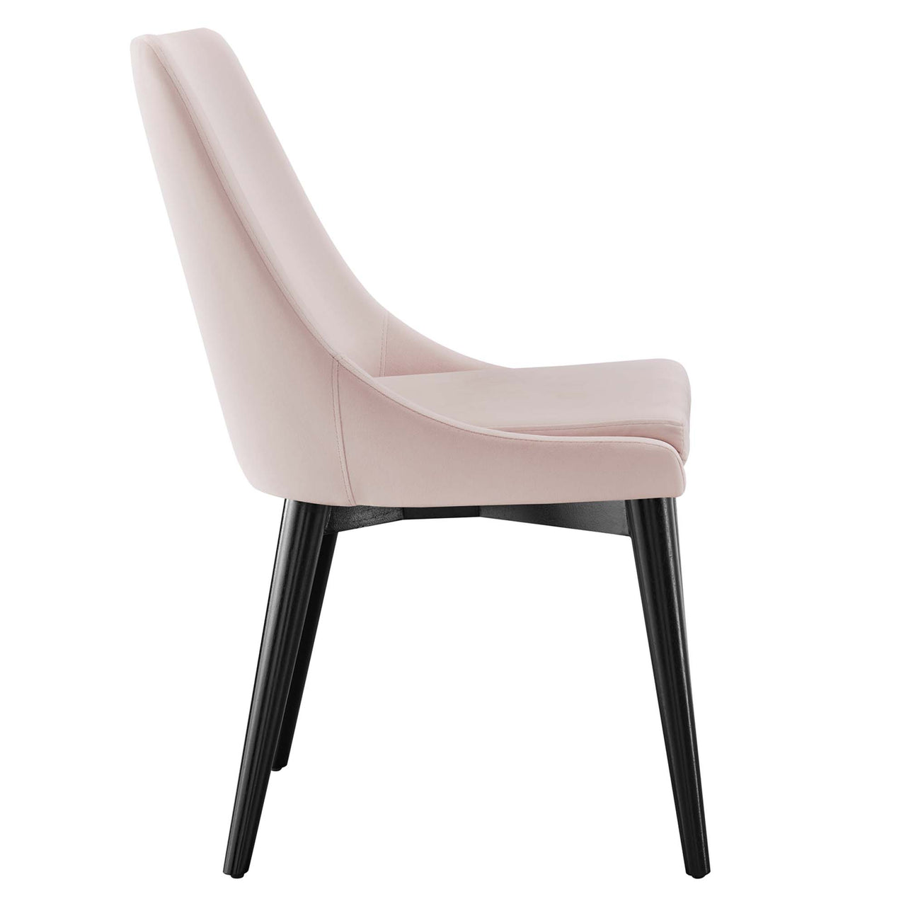 Viremont Velvet Dining Chair, Pink