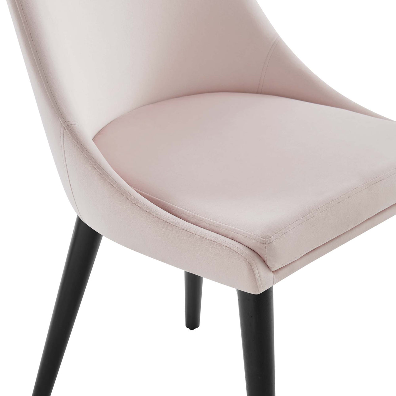 Viremont Velvet Dining Chair, Pink
